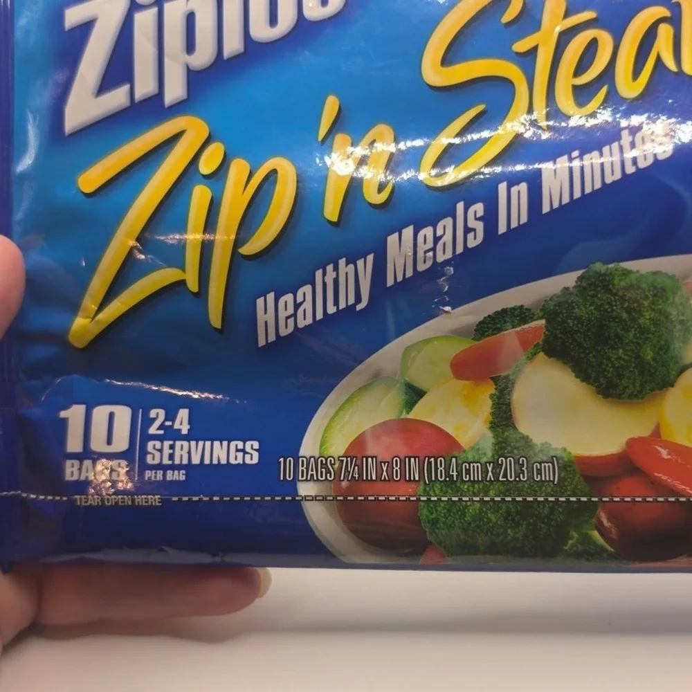 Ziploc zip steam